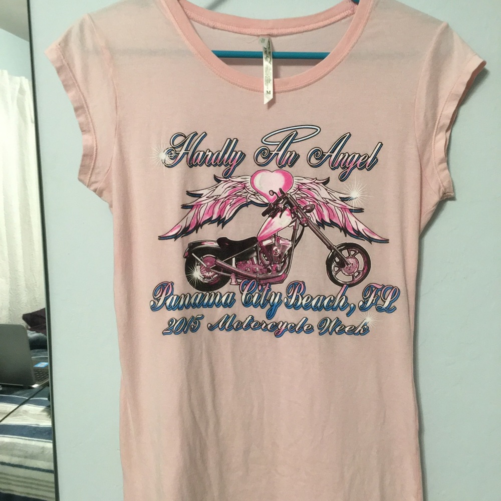 💥3 for $10💥Pink Moto Shirt